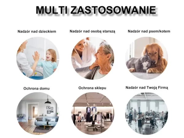 2 OBIEKTYWY, Tuya Smart SC5 -zewnętrzna obrotowa kamera Wi-Fi - obrazek 7