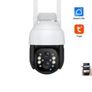 2 OBIEKTYWY, Tuya Smart SC5 -zewnętrzna obrotowa kamera Wi-Fi