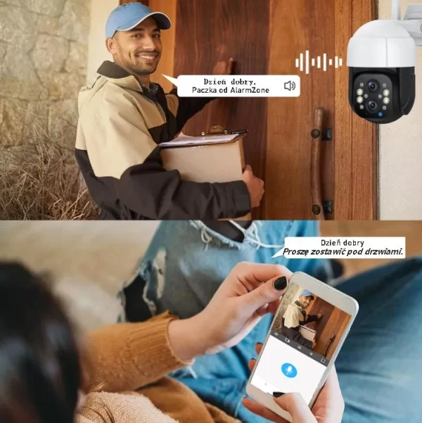 2 OBIEKTYWY, Tuya Smart SC5 -zewnętrzna obrotowa kamera Wi-Fi - obrazek 15