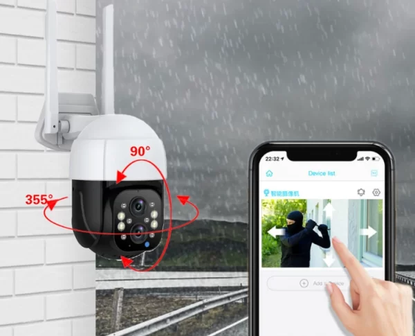 2 OBIEKTYWY, Tuya Smart SC5 -zewnętrzna obrotowa kamera Wi-Fi - obrazek 13