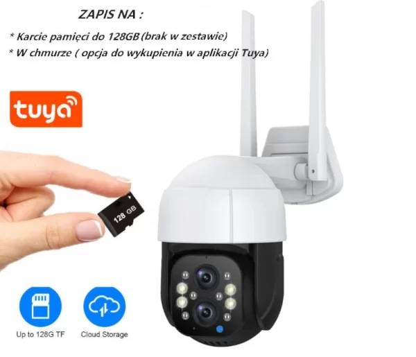 2 OBIEKTYWY, Tuya Smart SC5 -zewnętrzna obrotowa kamera Wi-Fi - obrazek 6