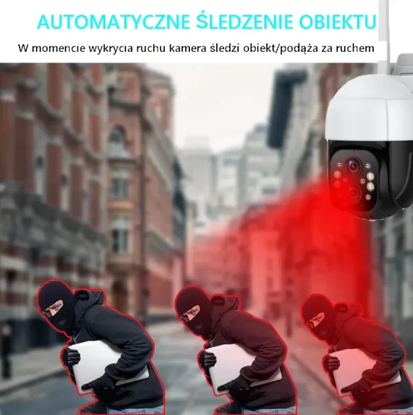 2 OBIEKTYWY, Tuya Smart SC5 -zewnętrzna obrotowa kamera Wi-Fi - obrazek 5