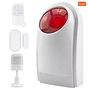 TUYA SMART Zestaw Alarmowy WI-FI - TUYA-SR5, Syrena Tuya Smart