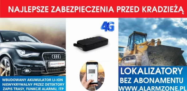Lokalizator GPS 4G, AK6-10000 z funkcjami alarmów, wbudowany akumulator - obrazek 3