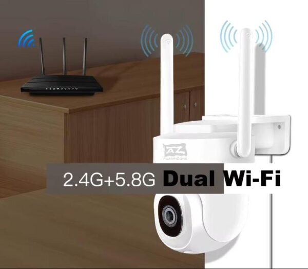 Kamera Tuya Smart C1, 4 Mpx, 6x zoom -zewnętrzna/wewnętrzna obrotowa Wi-Fi - obrazek 7