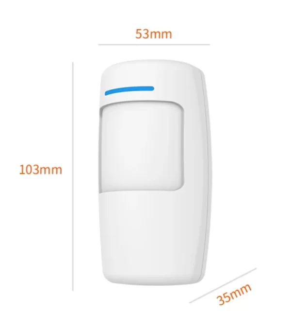 Czujnik, detektor ruchu PIR 433MHz , czujnik ruchu do alarmu - obrazek 2