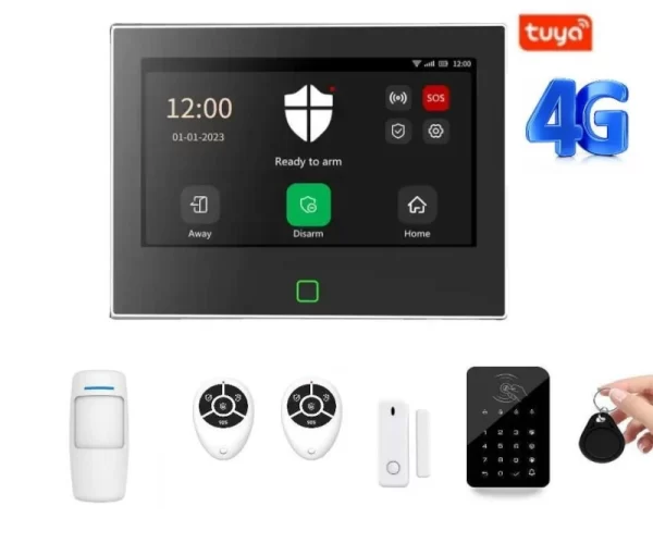 Zestaw Alarmowy Tuya Smart Wi-Fi GSM P70-4G/Wi-Fi VK