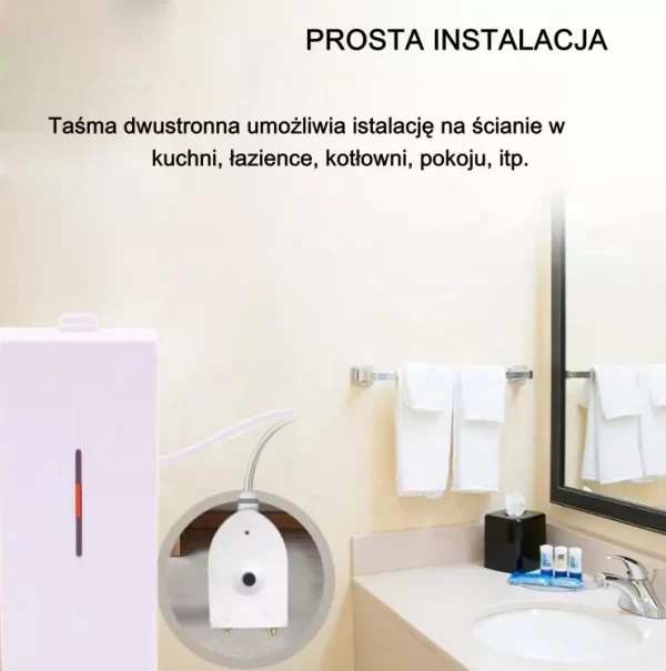 Czujnik zalania 433 MHz, detektor wody - obrazek 2