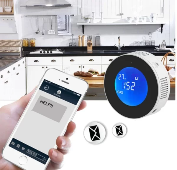 Czujnik, Detektor Gazu Naturalnego i LPG Tuya Smart Wi-Fi - obrazek 4