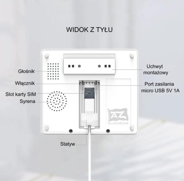 Zestaw Alarmowy Tuya Smart P43C-4G KPP - obrazek 9