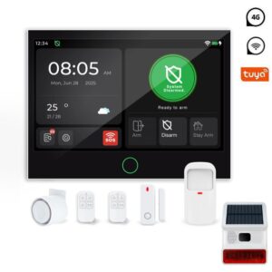 Bezprzewodowy Zestaw Alarmowy Tuya Smart Wi-Fi GSM AlarmZone G74-4G