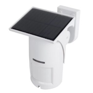 Zewnętrzny Solarny Czujnik Ruchu PIR MW 433MHz Odporny Na Zwierzęta AZ236P