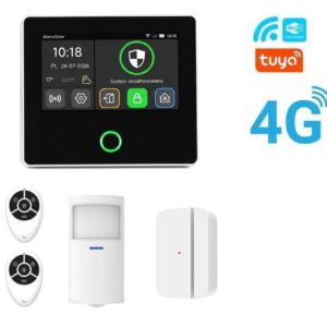 Zestaw alarmowy H502 z centralą AlarmZone P50-4G, to niezawodny alarm, który może być stosowany w domu, mieszkaniu, garażu, sklepie , czy też kamperze.