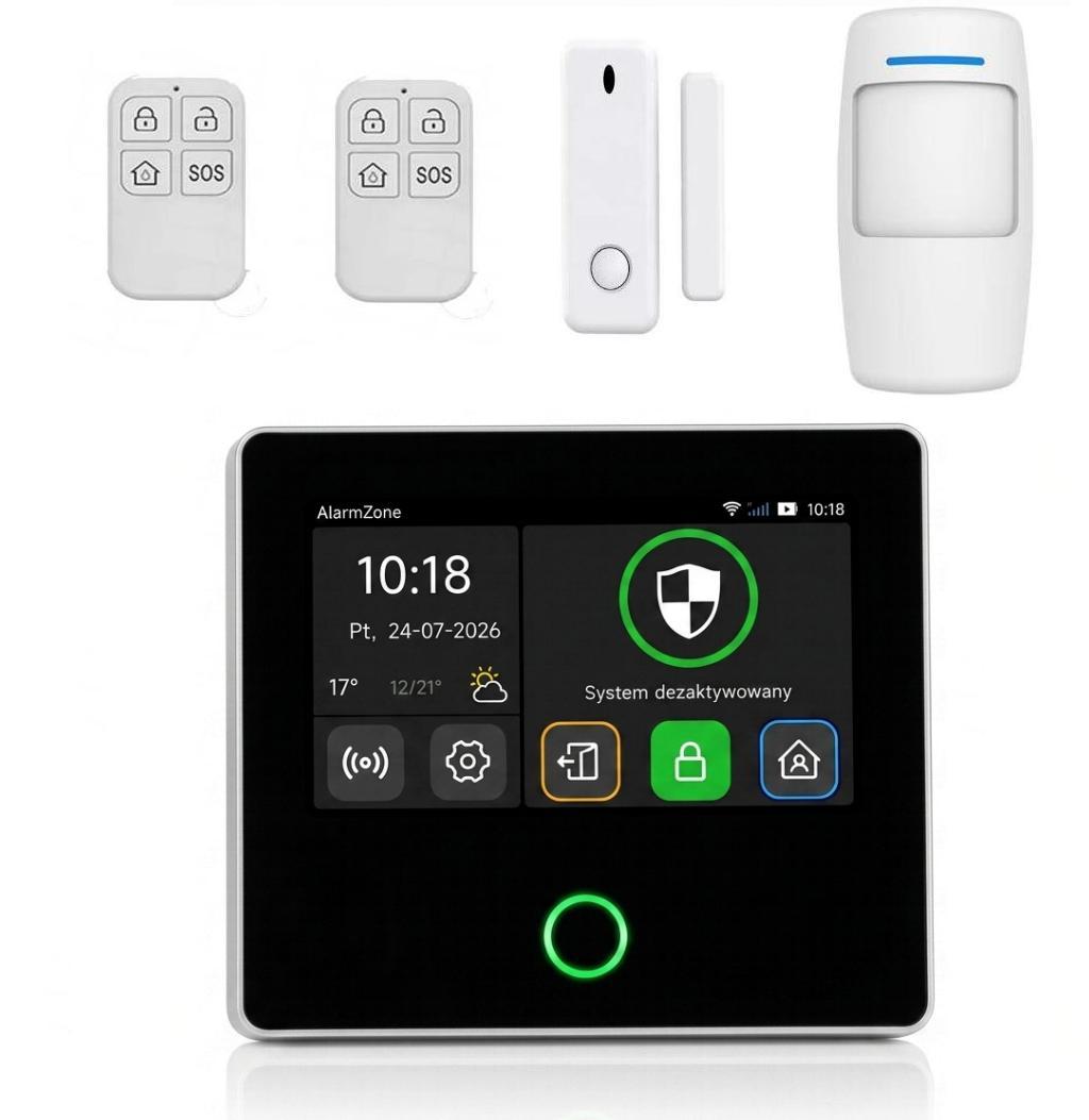 Alarm bezprzewodowy H502 4G do kampera