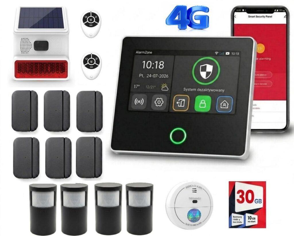 Zestaw alarmowy Tuya Smart P70 4G 4P6KSD