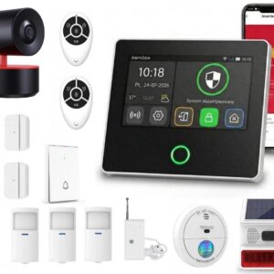 Zestaw alarmowy Tuya Smart z centralą P50 4G i kamerą SCO12