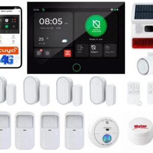 Zestaw alarmowy Tuya Smart Wi-Fi GSM AlarmZone G74-4G 4K4PDW