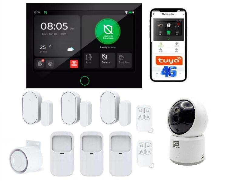 Alarm bezprzewodowy do domu AlarmZone G74-4G 3K3PKAM