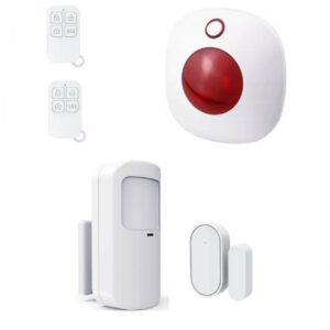 Wewnętrzny bezprzewodowy alarm 433 MHZ WSR020 do garażu