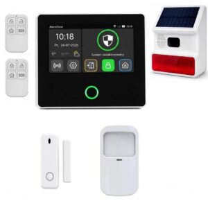 Alarm Tuya Smart H502 z centralą AlarmZone P50 4G + syrena zewnętrzna